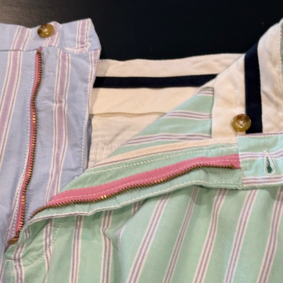 American Living Pastel Color Block Pinstriped 11” Oxford Colorful Mens Shorts 38 - Picture 5 of 12